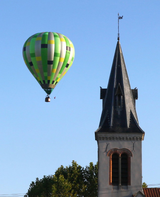 Circuit parcours balade en montgolfière